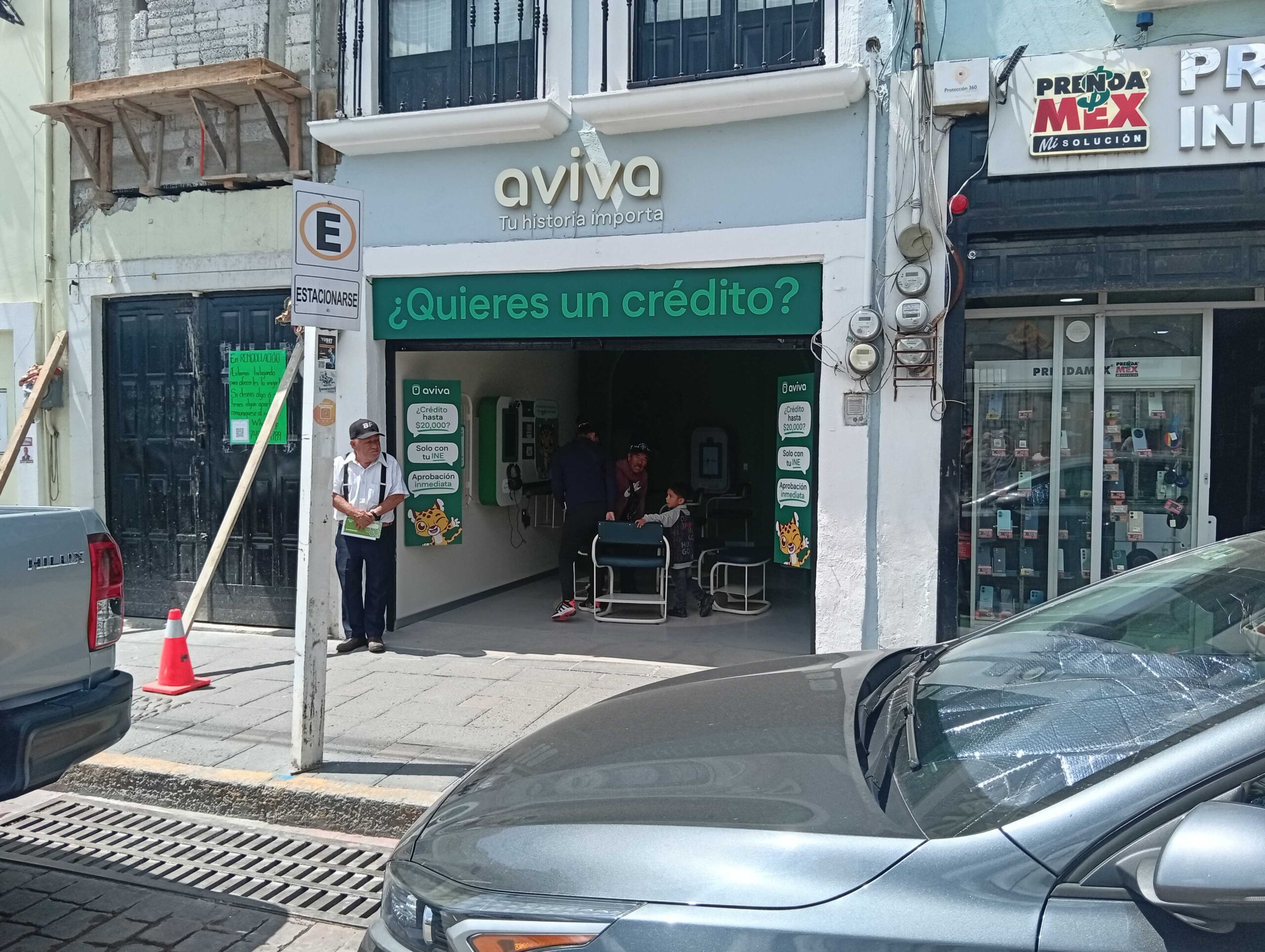 Vista de la fachada del kiosco de calpulalpan
